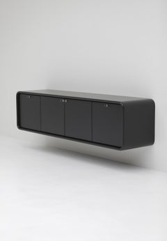 Minimalist Space Age Floating Sideboard By Frank De Clercq 1970 Belgium