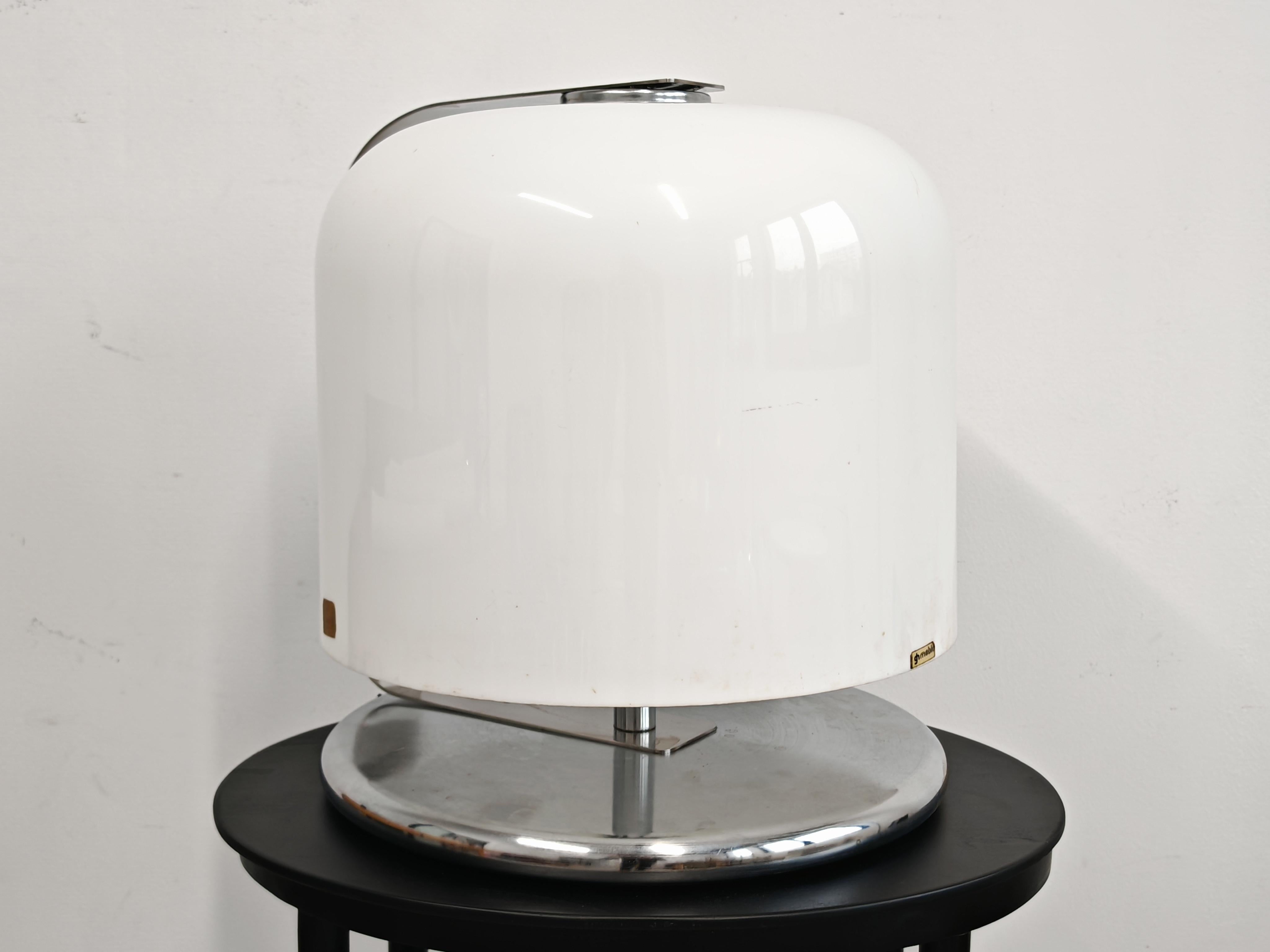 Minimalist Space Age Table Lamp Alvise by Luigi Massoni for Harvey Guzzini Esloveno en venta