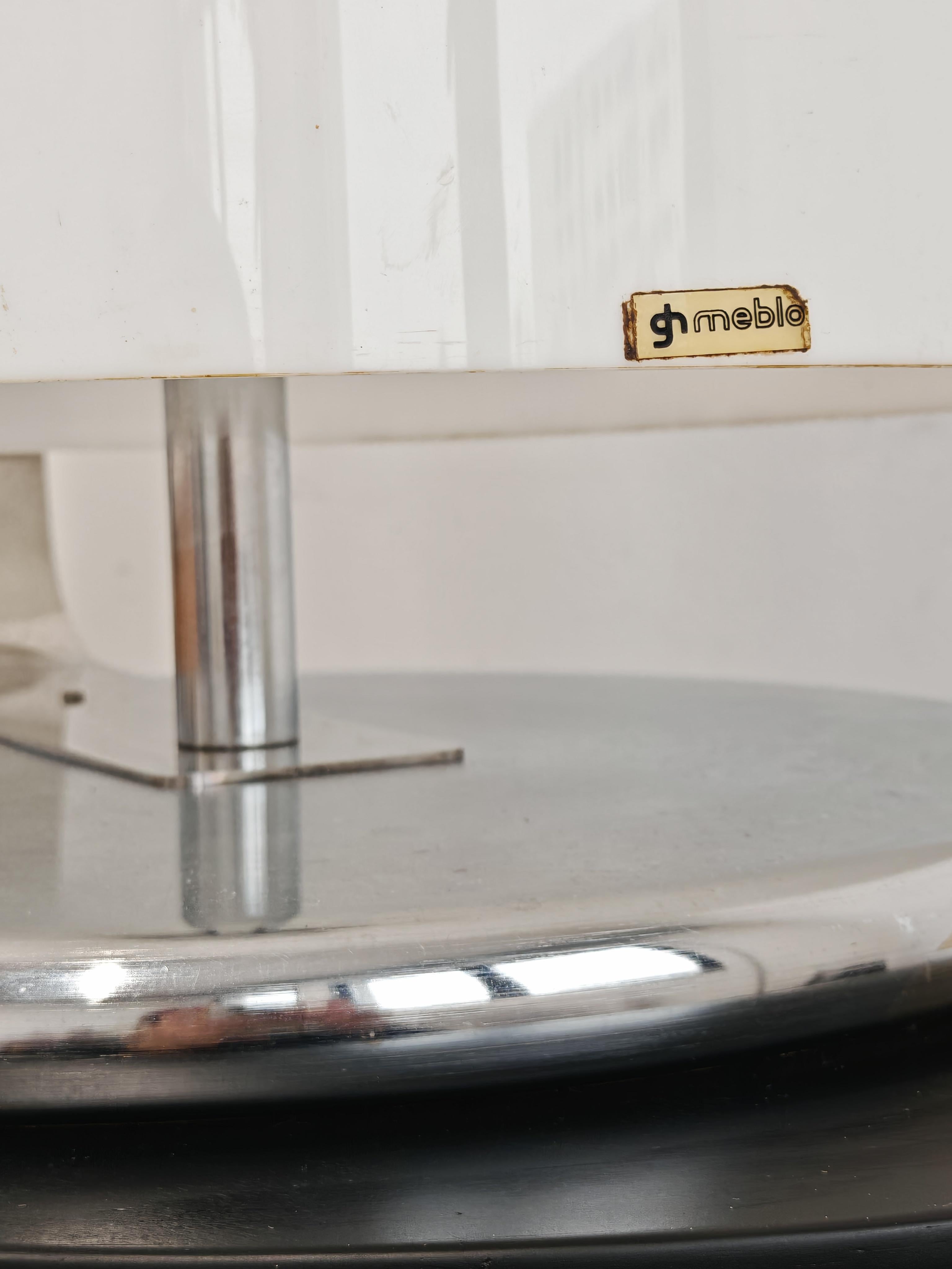 Minimalist Space Age Table Lamp Alvise by Luigi Massoni for Harvey Guzzini en venta 1