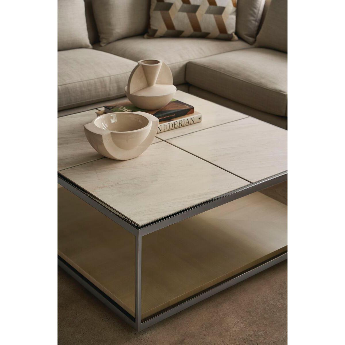 Minimalist Square Coffee Table In New Condition For Sale In Westwood, NJ