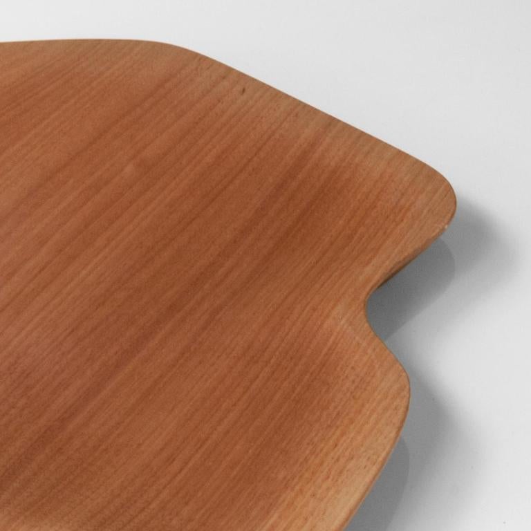 Scandinavian Modern Minimalist Square Dining Table in Brazilian Hardwood  For Sale