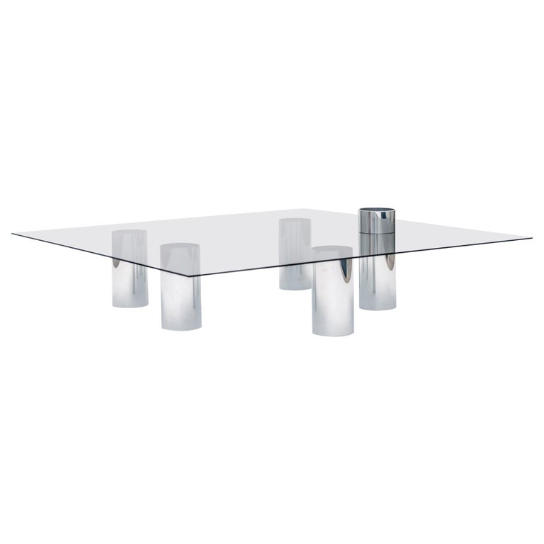 Caramel Donut Circular 48 Inch Oak And Tempered Glass Coffee Table For At 1stdibs Tempered Glass Coffee Table, Modern Swirl Clear Or Smoke Glass Coffee Table