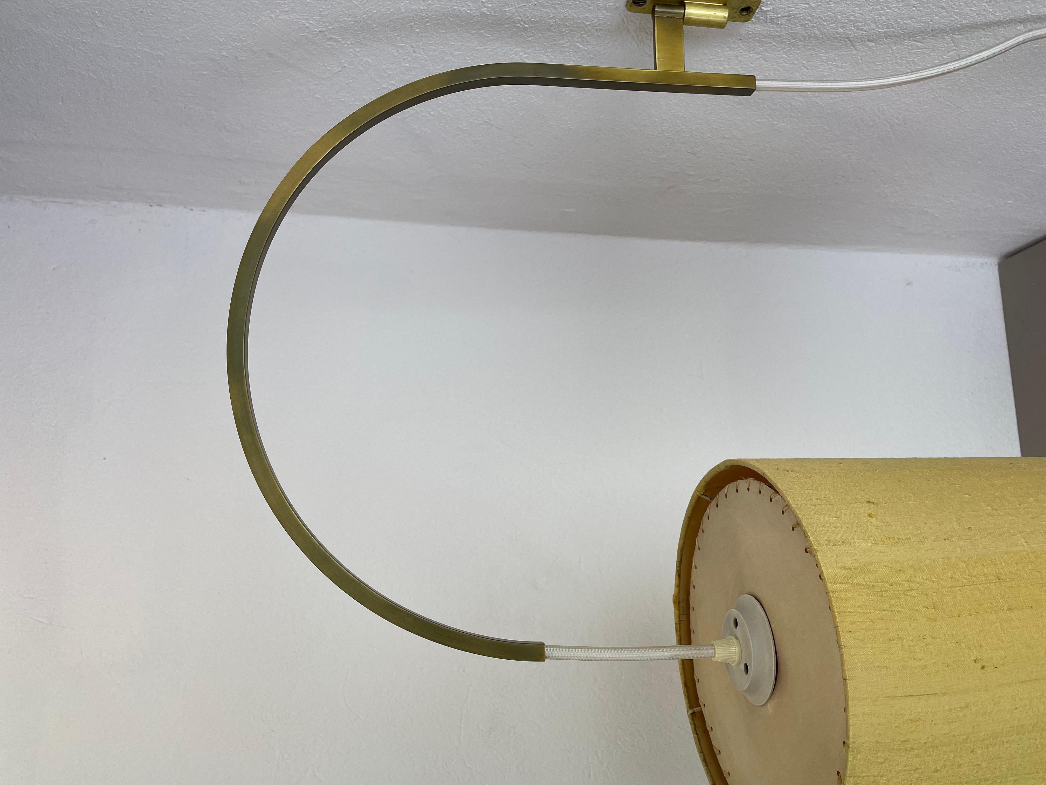Minimalist Stilnovo Style Adjustable Counter Weight Brass Wall Light Italy 1960s For Sale 7