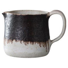 Minimalist Stoneware Pitcher by Bruno Gambone, Italy, 1960s