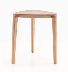Minimalist Style, Stool in Natural Solid Wood