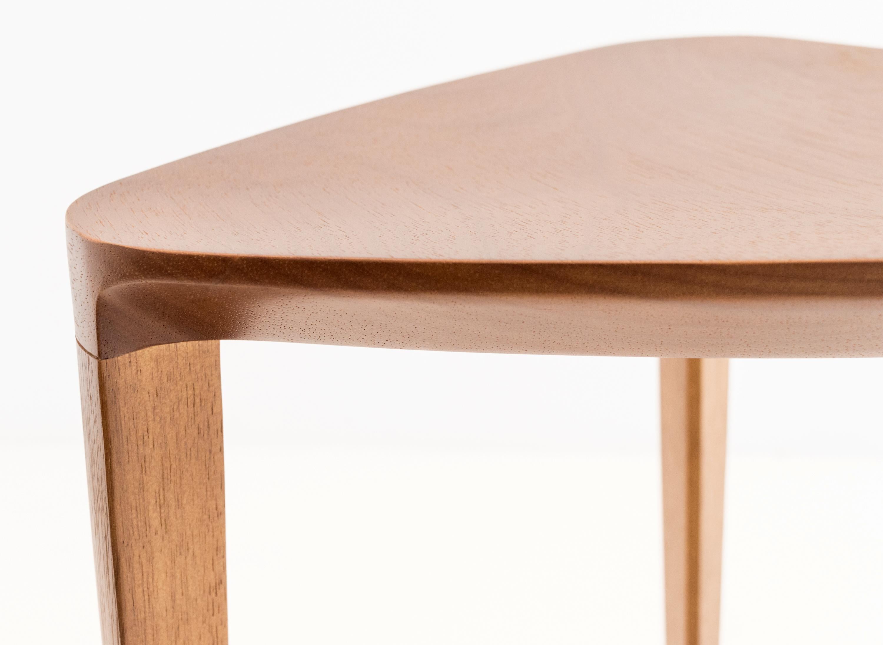 Minimalist Style, Stool in Natural Solid Wood In New Condition For Sale In Vila Cordeiro, São Paulo