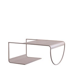 Minimalist SW Coffee Table in Powder-Coated Steel by Soft-Geometry