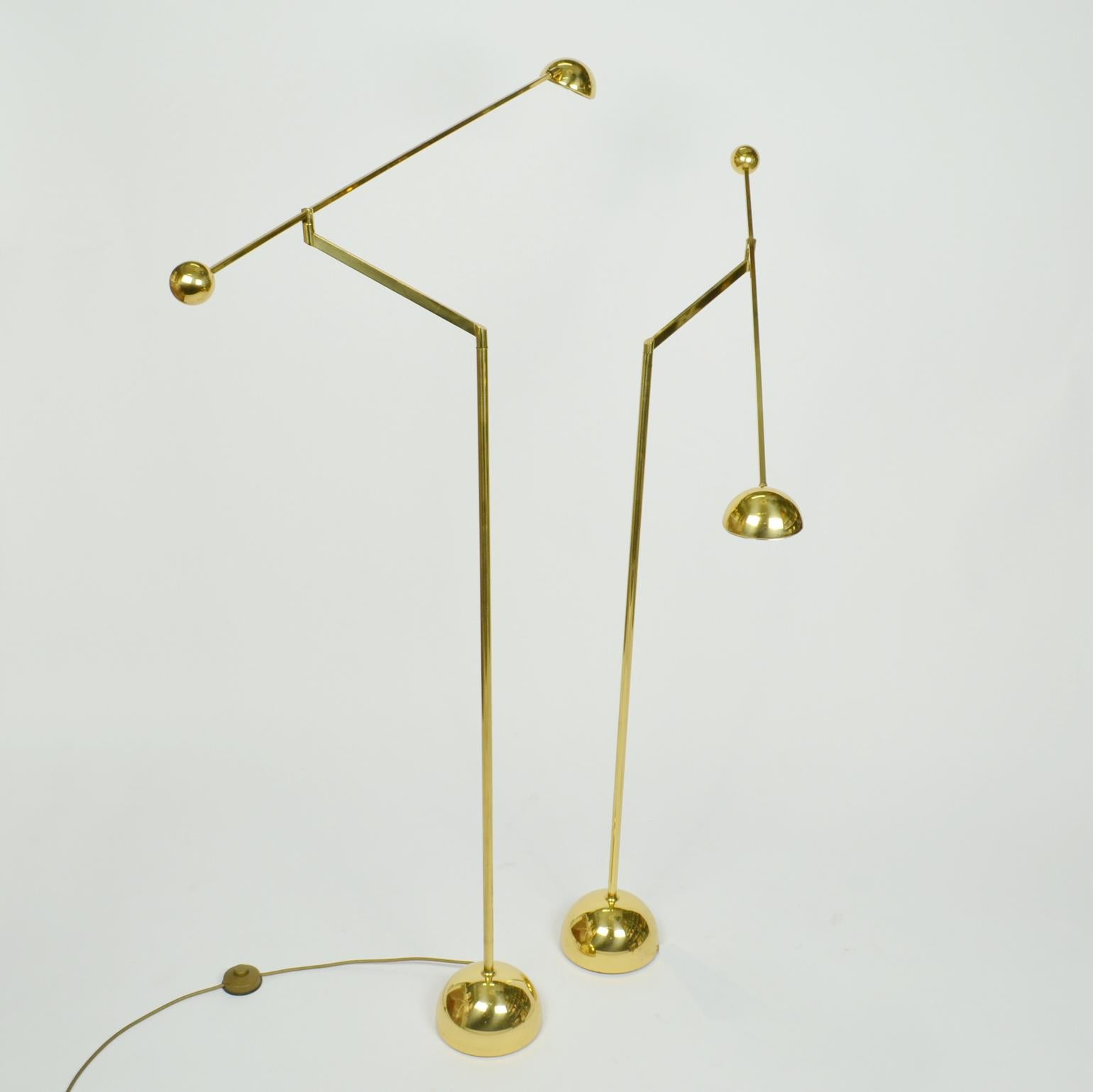 Minimaliste Lampadaire minimaliste des années 1970 en vente