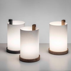 Minimalist Table Lamp 'ENSO' by MOTARASU, Black