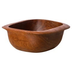 Minimalist Teak Bowl or "Vide Poches" - Scandinavia 1970's