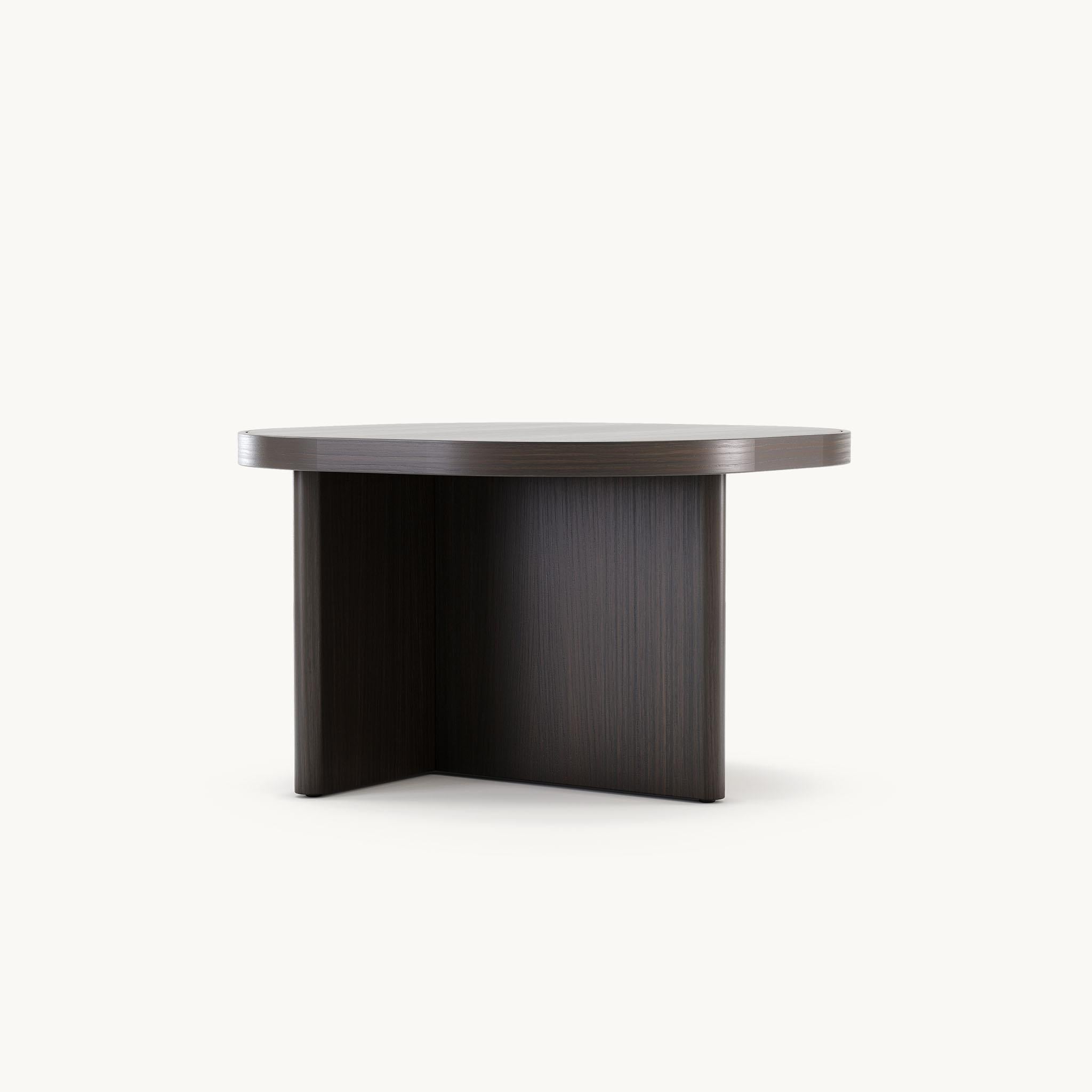 Contemporary Minimalist Three-Piece Table Set with Customizable Finishes For Sale