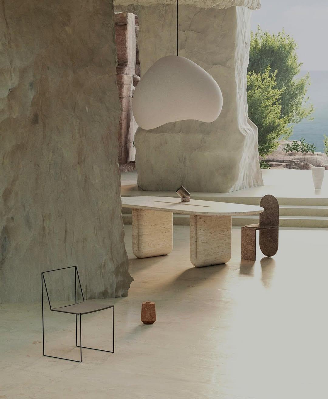 Sedia minimalista di design unico, in ferro nero, con seduta in pelle di Lucas Morten in vendita 3