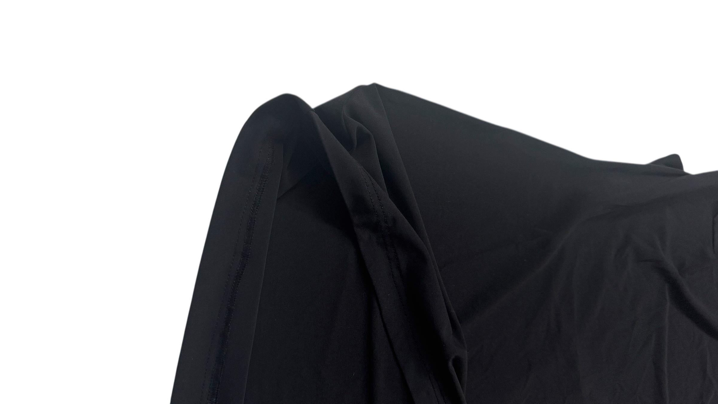 Minimalist Vintage Plein Sud Black Stretch Dress with Open Back 6