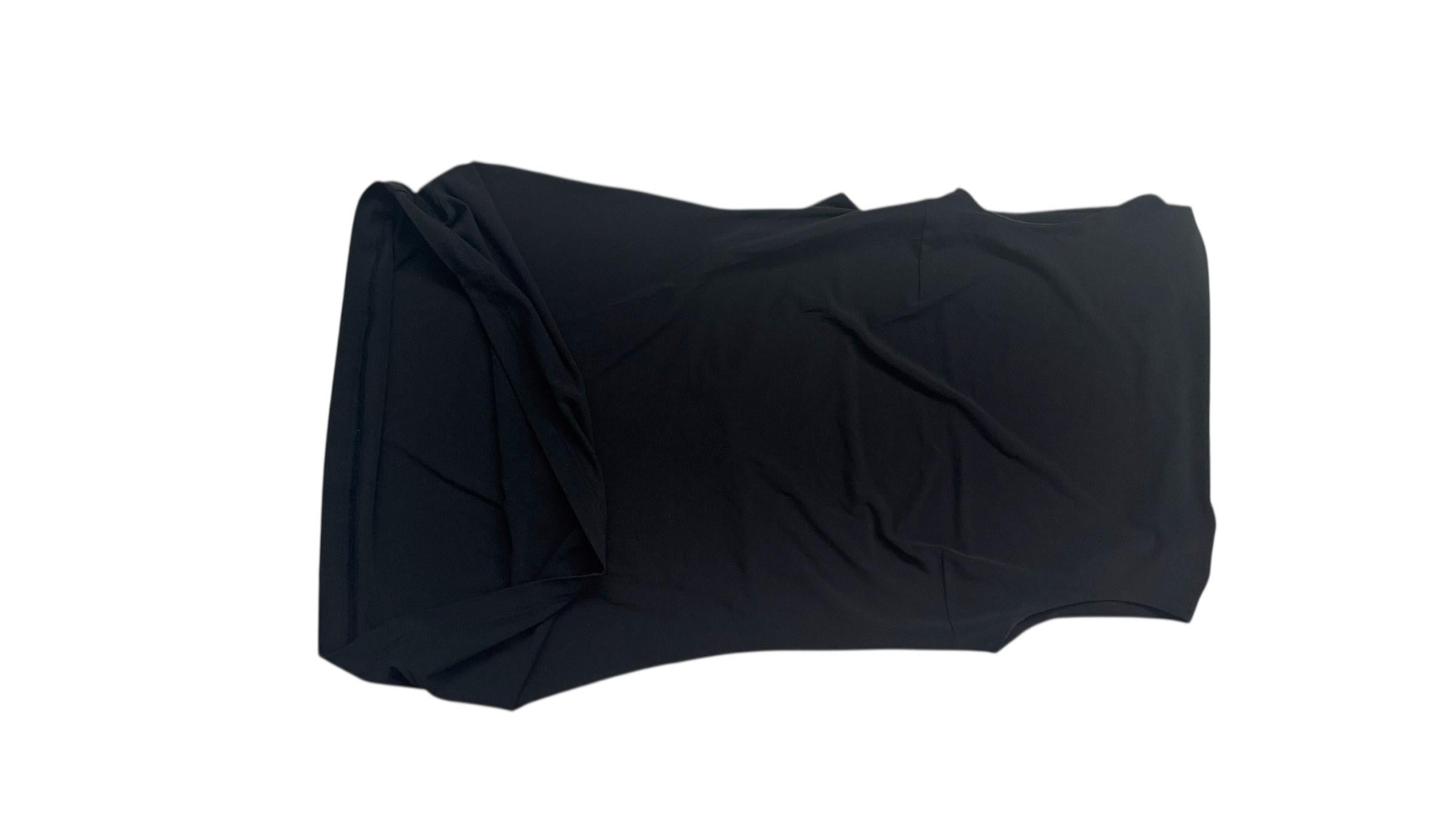 Minimalist Vintage Plein Sud Black Stretch Dress with Open Back 7