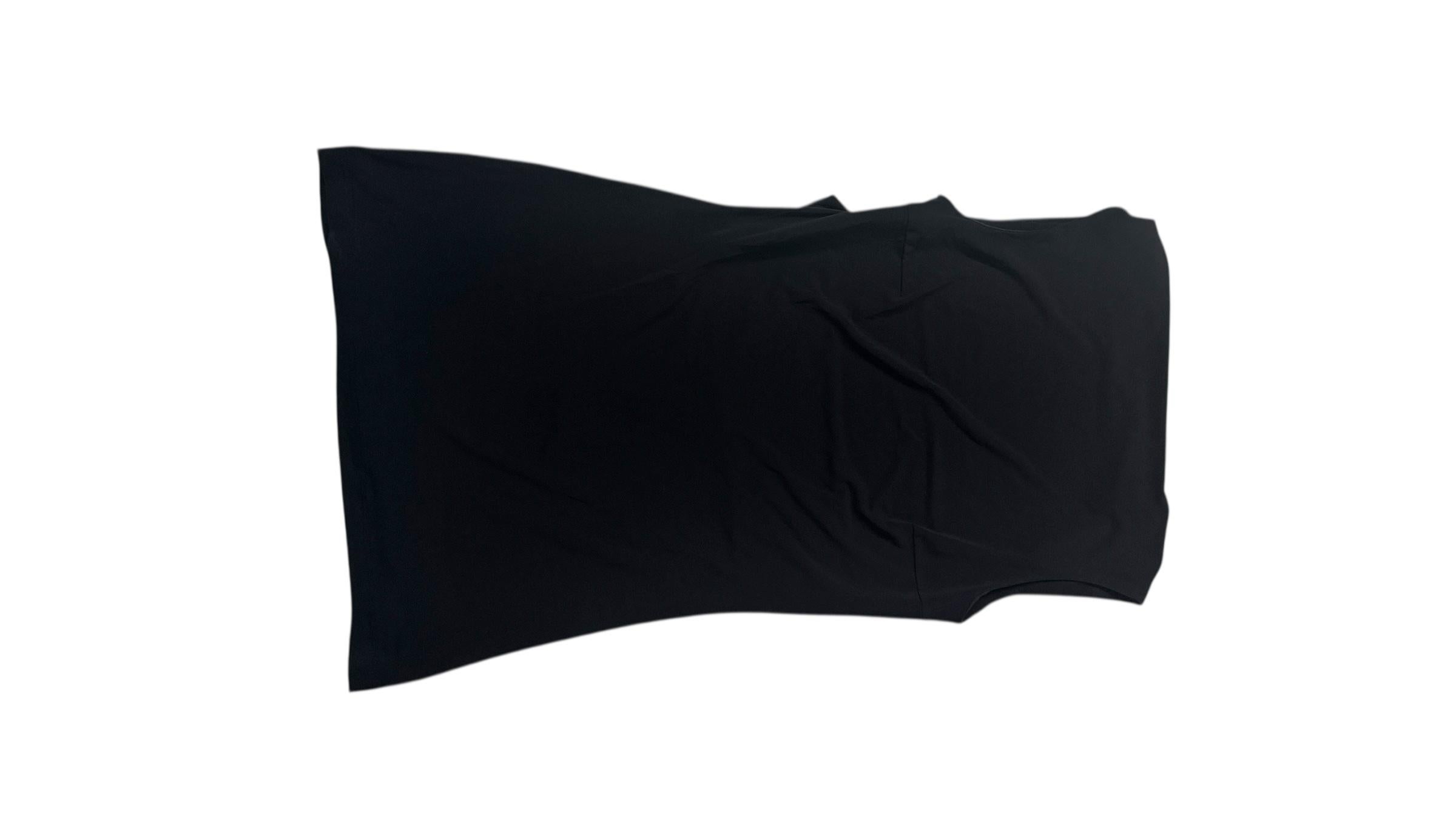 Minimalist Vintage Plein Sud Black Stretch Dress with Open Back 9