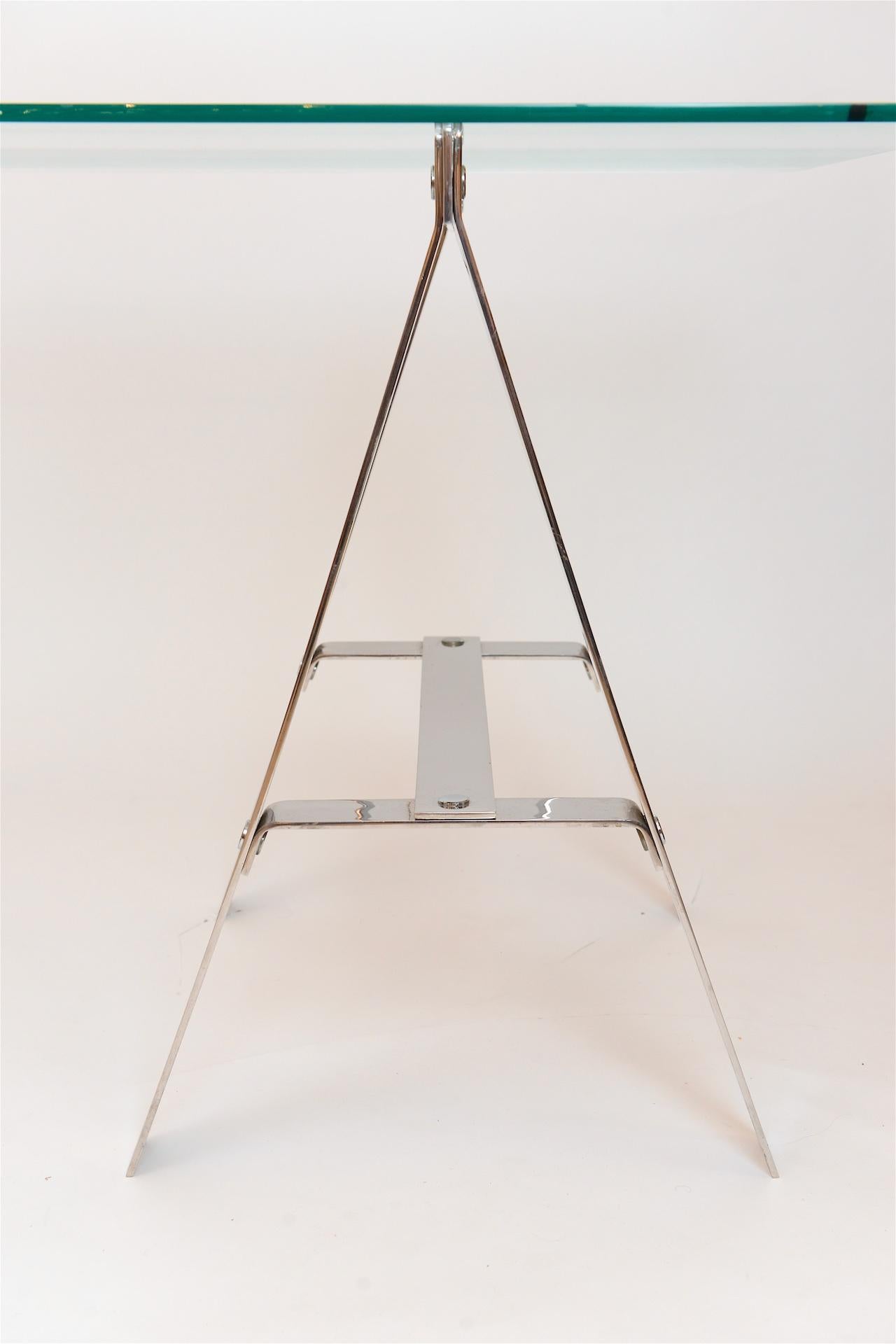 Minimalist Vittorio Introini Trestle Table In Good Condition In London, GB