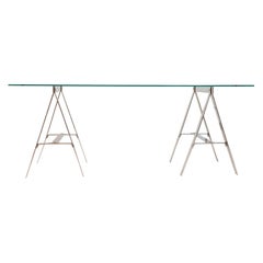 Table à tréteaux minimaliste Vittorio Introini