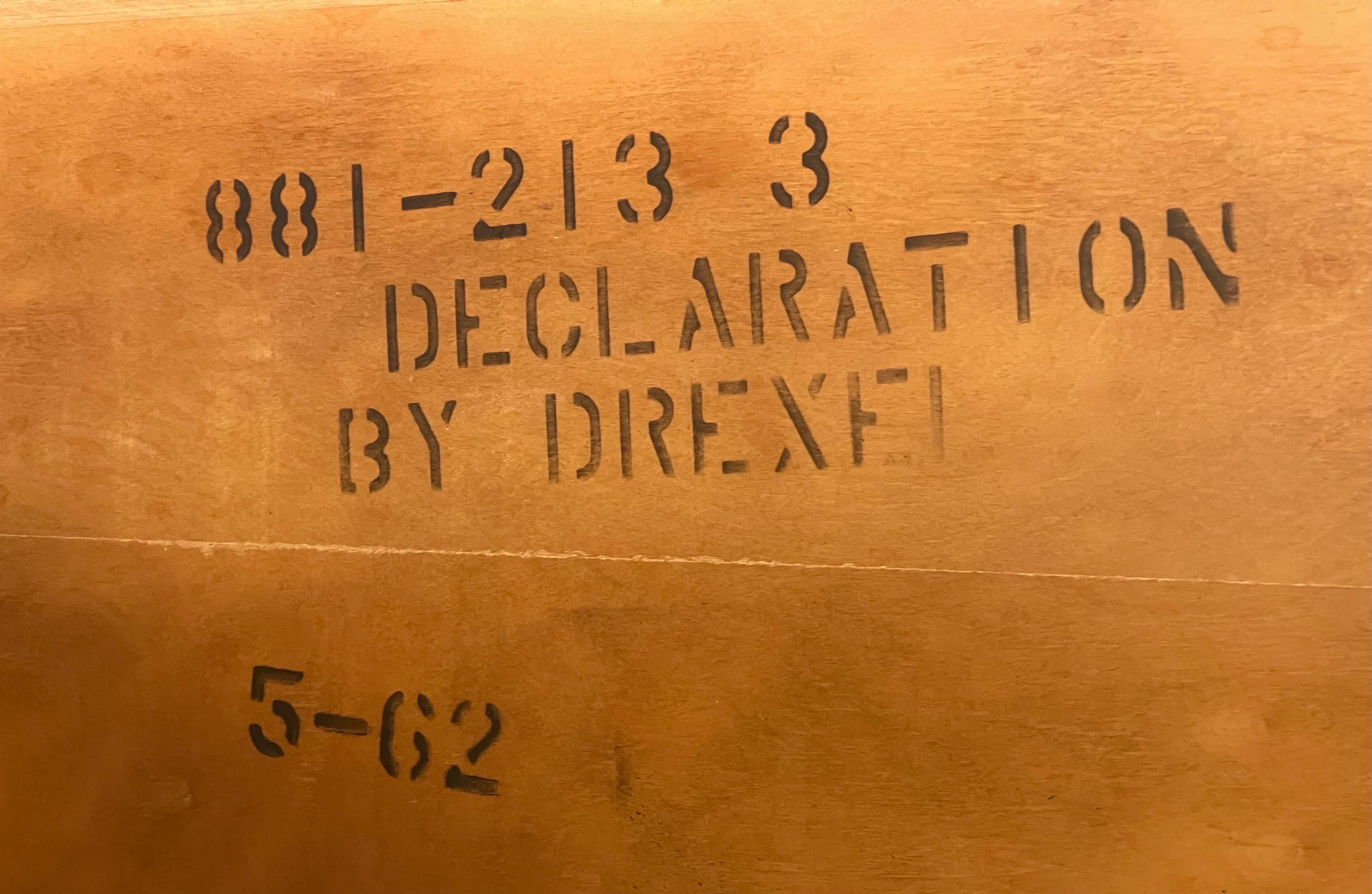Minimalist Walnut Coffee Table by Kipp Stewart for Drexel, Declaration Line 3