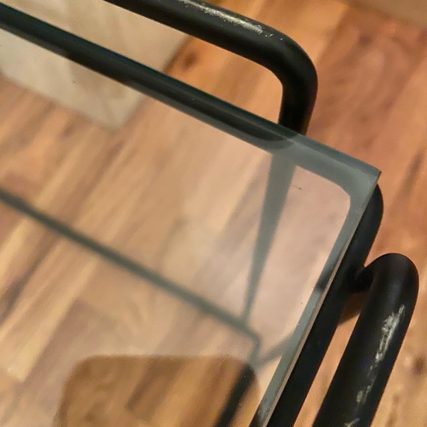 Welded Metal Cube End Table by Max Suaze for Attro (France) For Sale