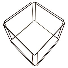 Metal Cube End Table by Max Suaze for Attro (France)