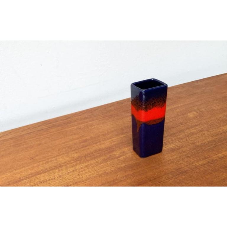 Minimalist West German Pottery WGP Vase, 1960s, in Very Good conditions. Designed 1960 to 1969.

Additional information:
Materials: Ceramic
Color: Blue
Styles: Mid-Century Modern, Minimalist
Country of Origin: Germany
Item Type: Vintage, Antique or