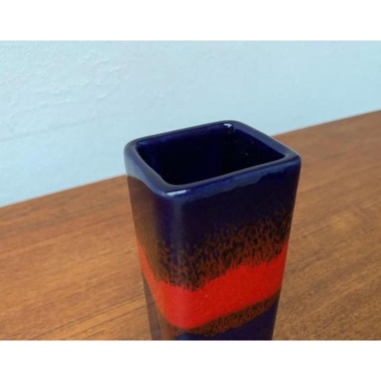 Minimalist West German Pottery WGP Vase, 1960s In Excellent Condition For Sale In Hamburg, DE