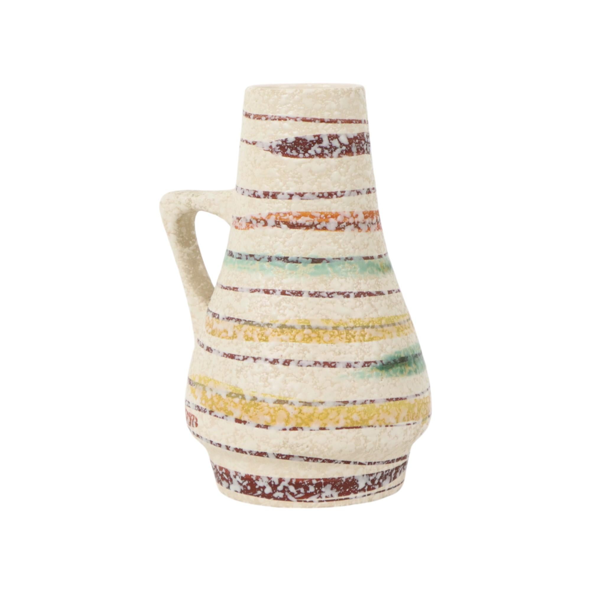 Minimalist West Germany Vase Fifties Bay 270-17 In Excellent Condition For Sale In Poperinge, BE