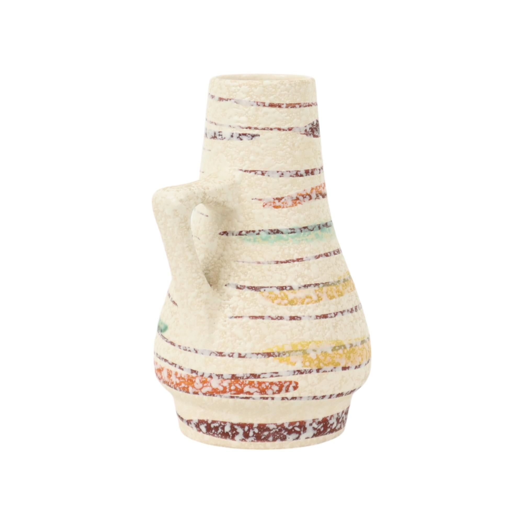 Ceramic Minimalist West Germany Vase Fifties Bay 270-17 For Sale