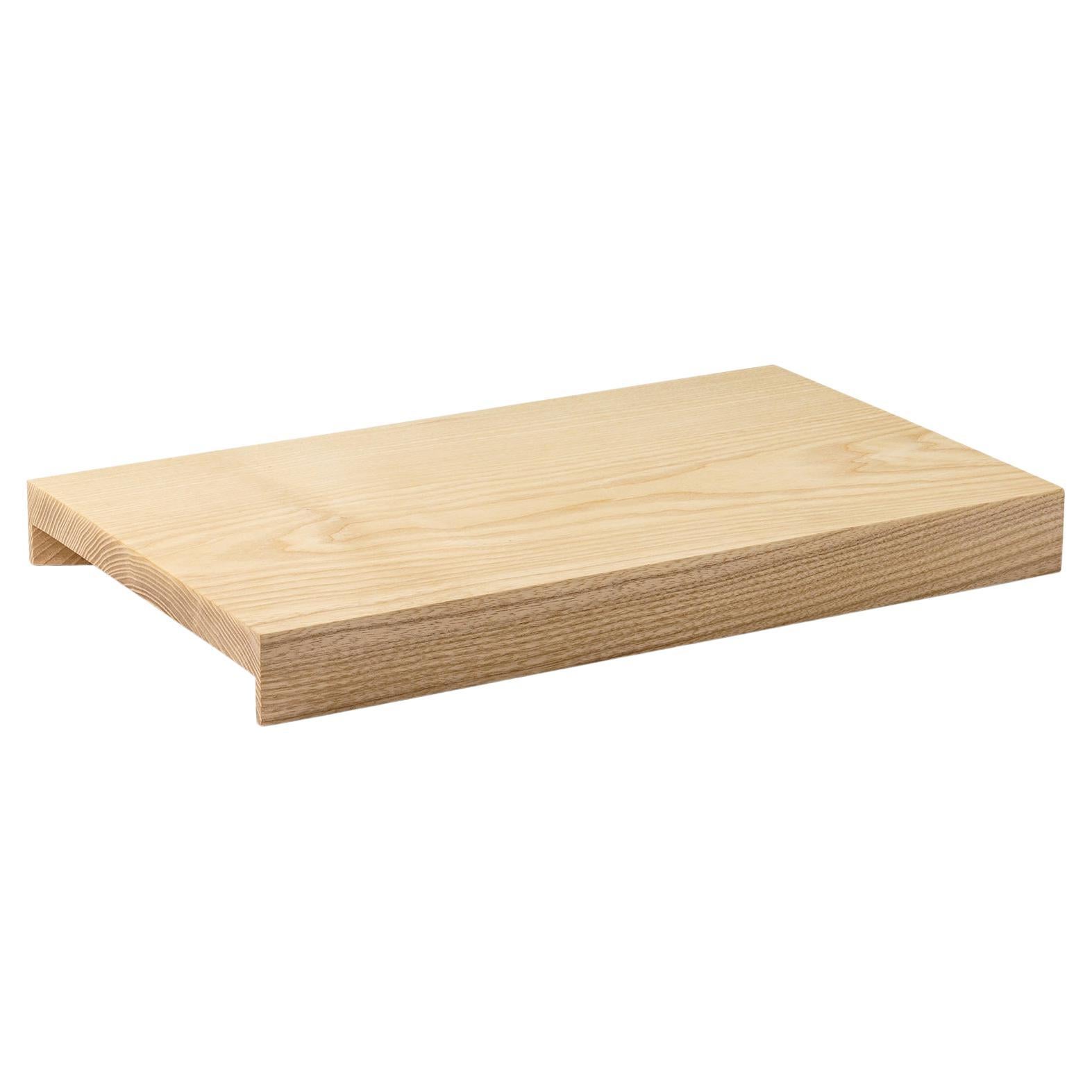 Minimalistisches Holztablett groß im Angebot