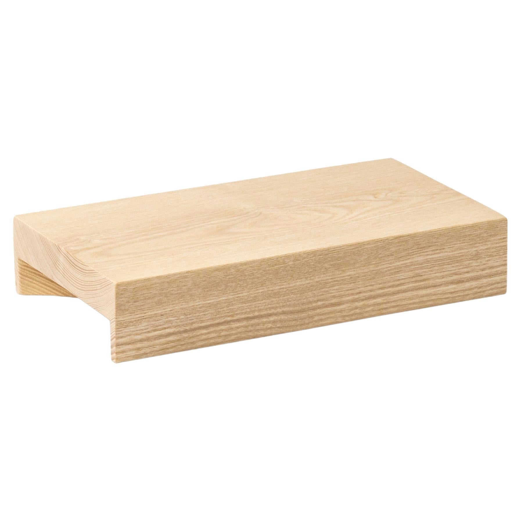 Minimalistisches Holztablett Medium im Angebot