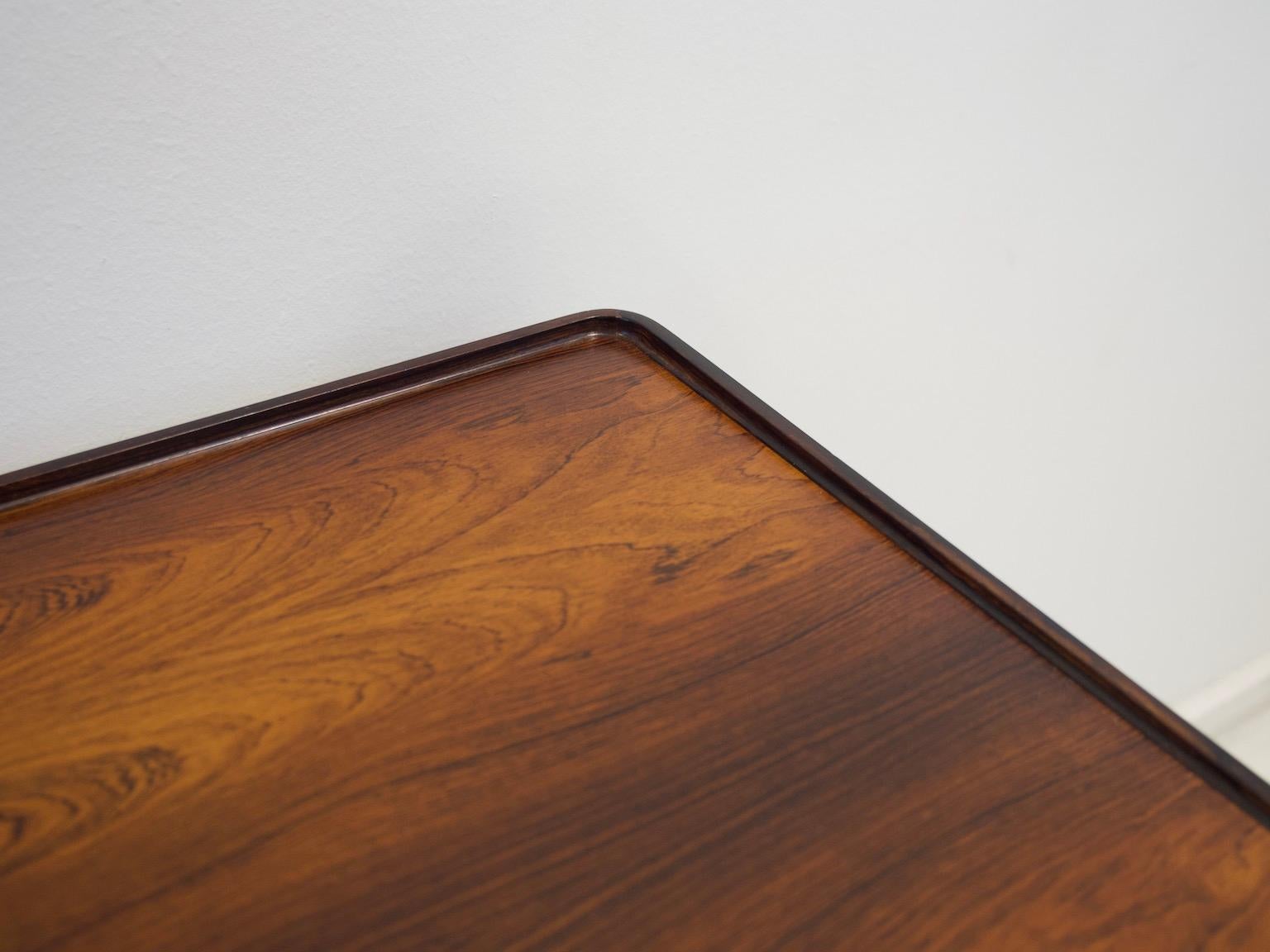 Minimalist Wooden Desk with Raised Edge by Erik Riisager Hansen 5