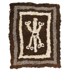 Minimalist Woolen Namad Felt, 19th Century – Afghanistan