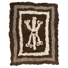 Minimalist Woolen Namad Felt, 19th Century – Afghanistan