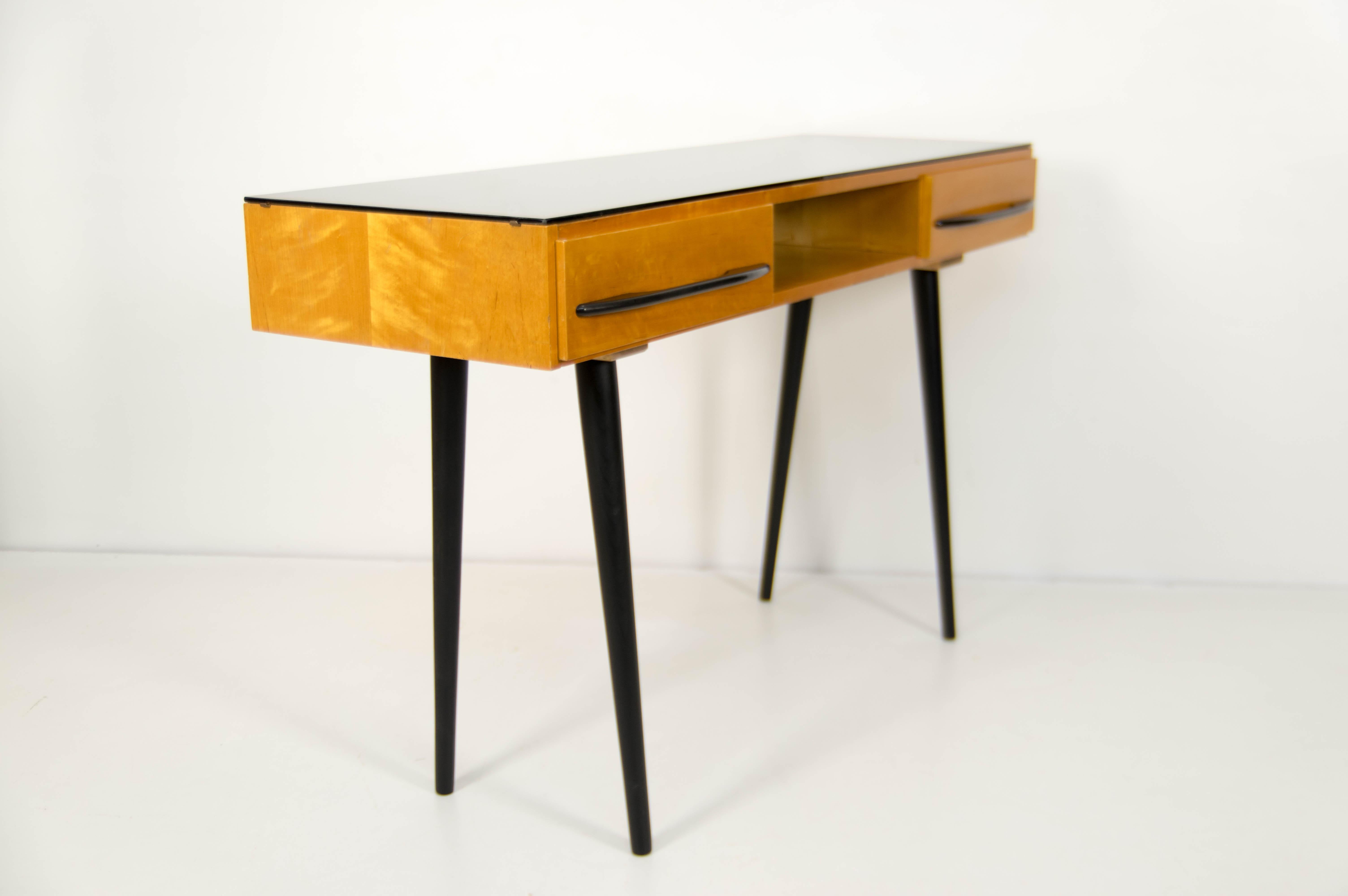 Minimalist Writing Desk or Dressing Table by M. Pozar for UP Zavody 1960s For Sale 4