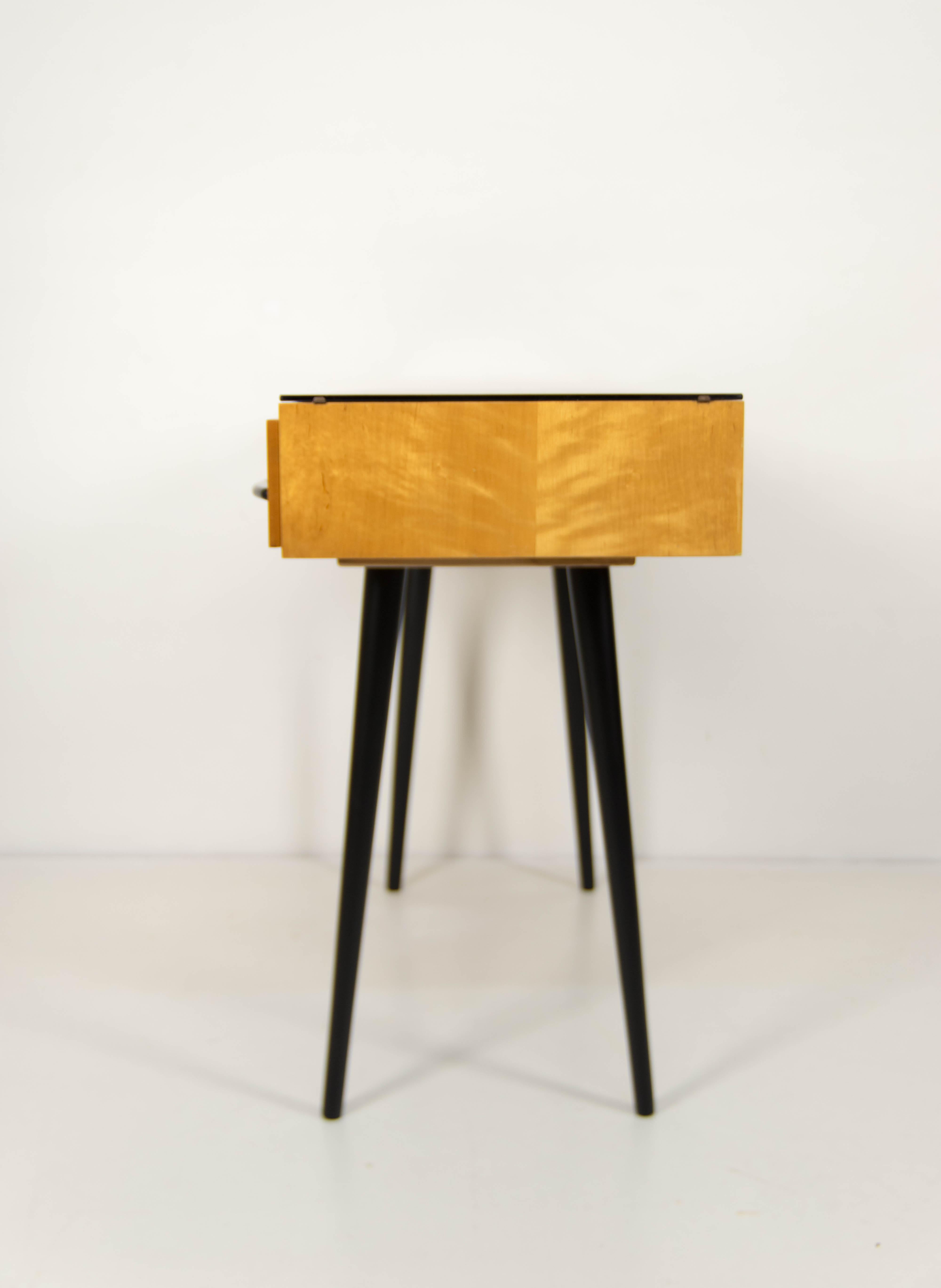 Mid-20th Century Minimalist Writing Desk or Dressing Table by M. Pozar for UP Zavody 1960s For Sale