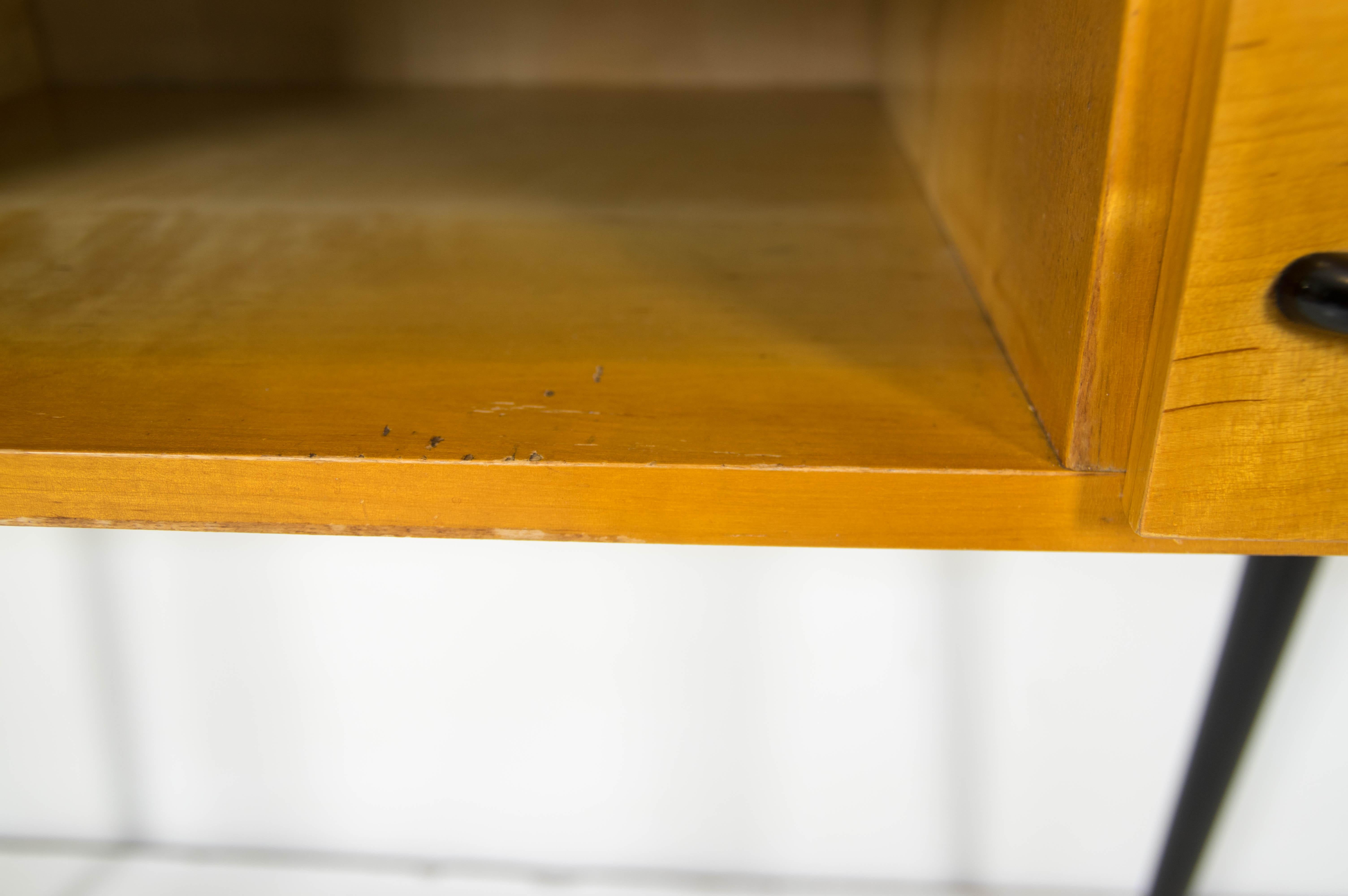 Minimalist Writing Desk or Dressing Table by M. Pozar for UP Zavody 1960s For Sale 2