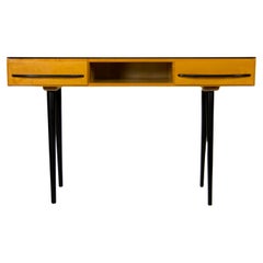 Minimalist Writing Desk or Dressing Table by M. Pozar for UP Zavody 1960s