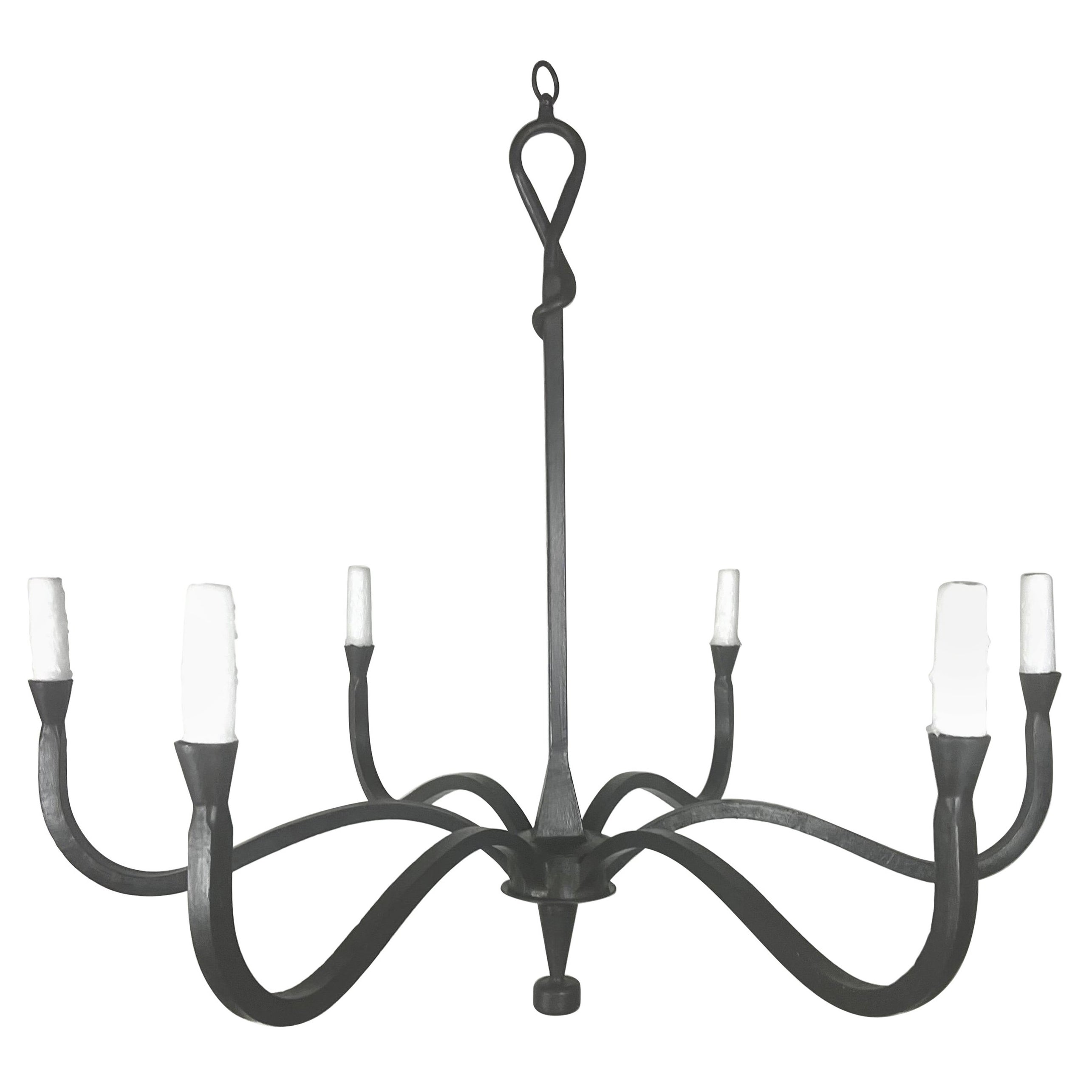Lampadario Benedict in ferro battuto di Miamar Home