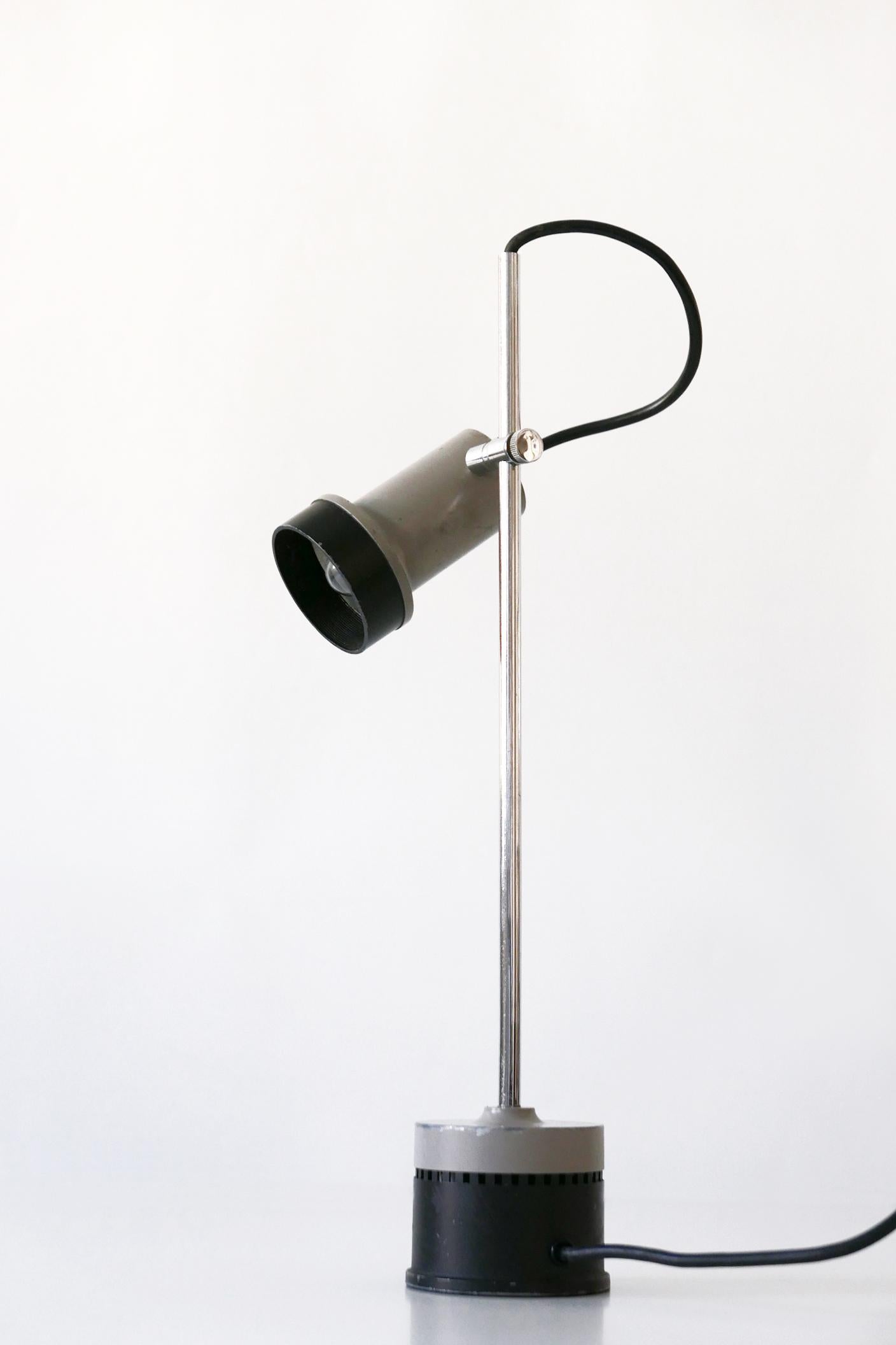 Minimalistic Adjustable Mid-Century Modern Table Lamp Desk Light, 1960s, Germany 5