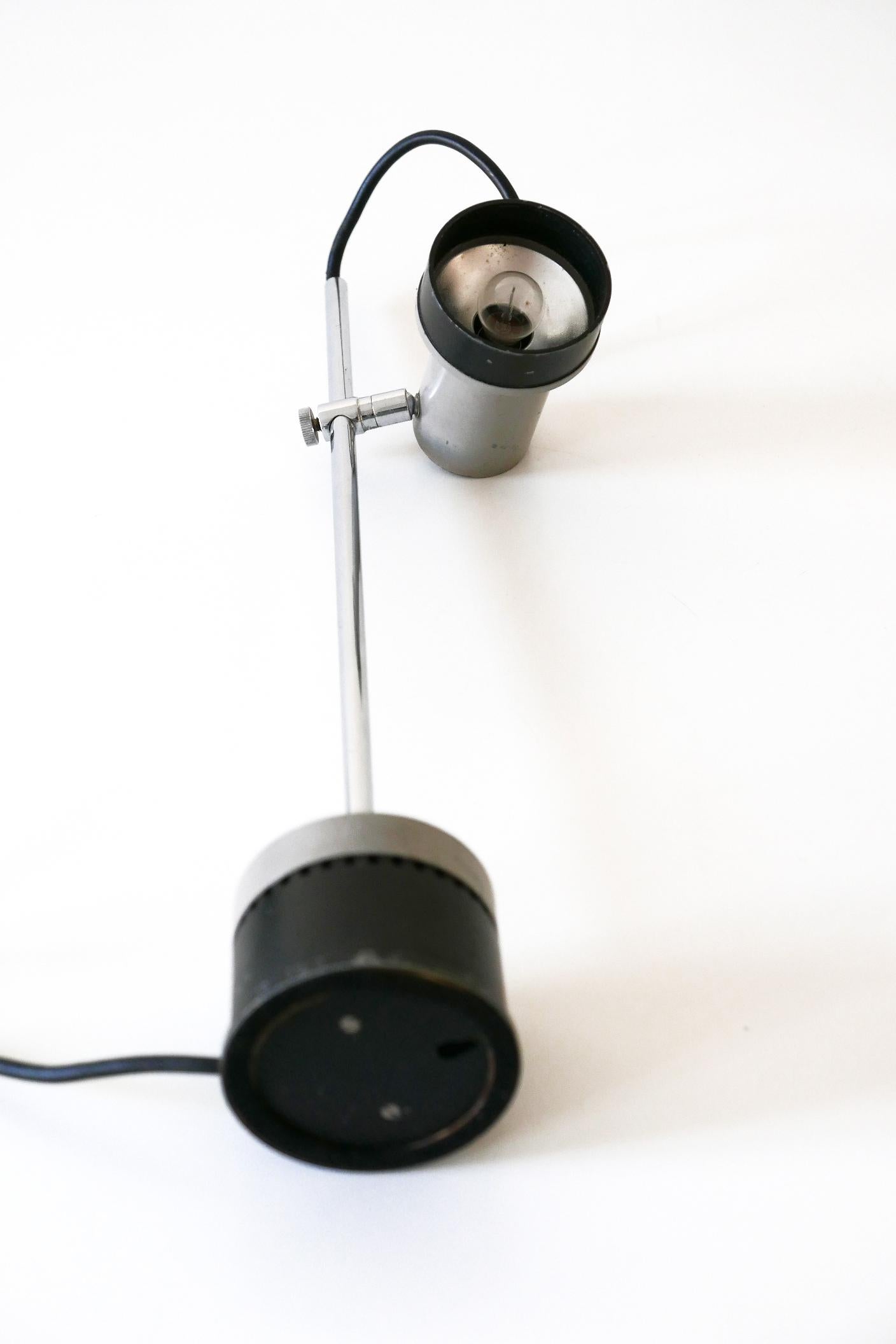 Minimalistic Adjustable Mid-Century Modern Table Lamp Desk Light, 1960s, Germany 10