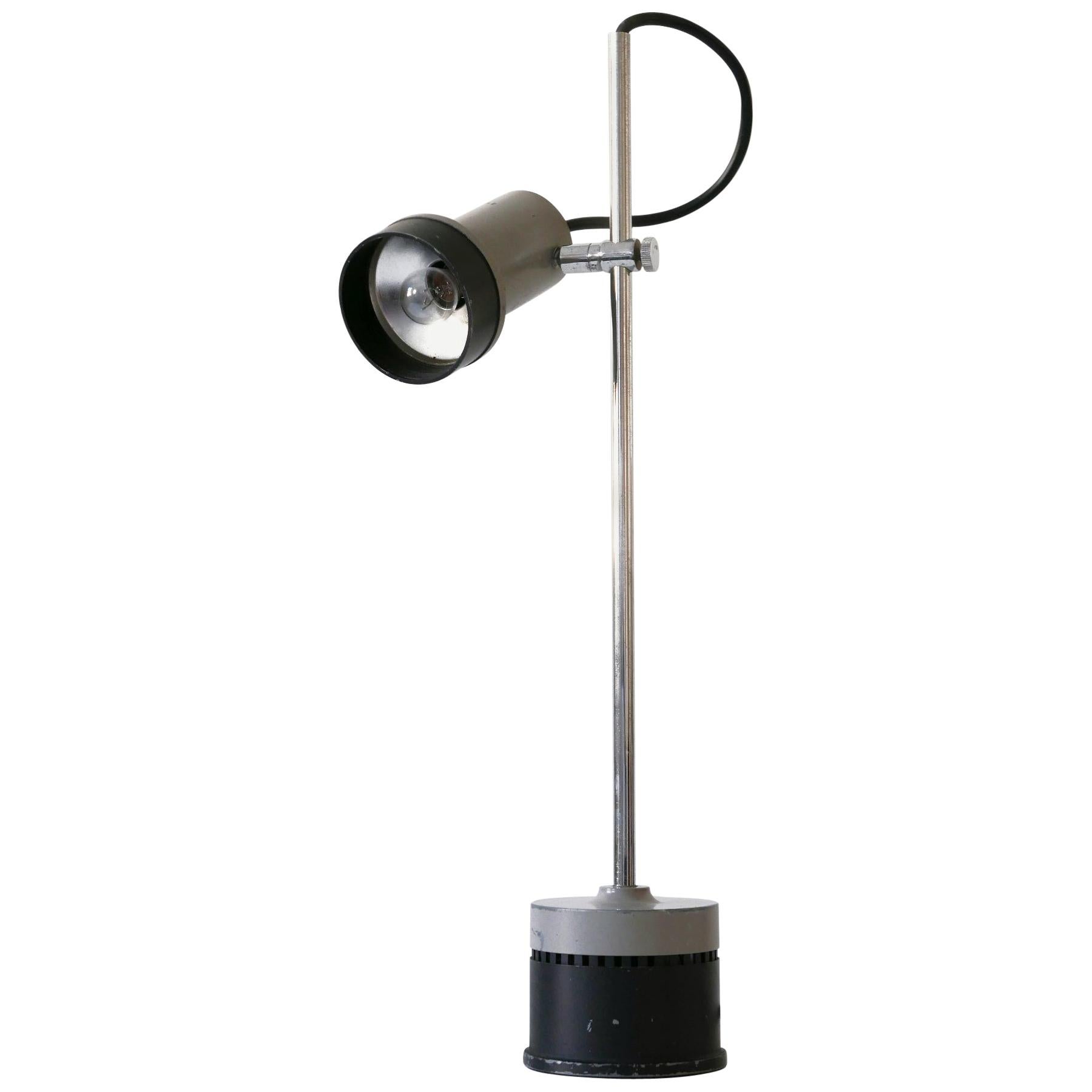 Minimalistic Adjustable Mid-Century Modern Table Lamp Desk Light, 1960s, Germany