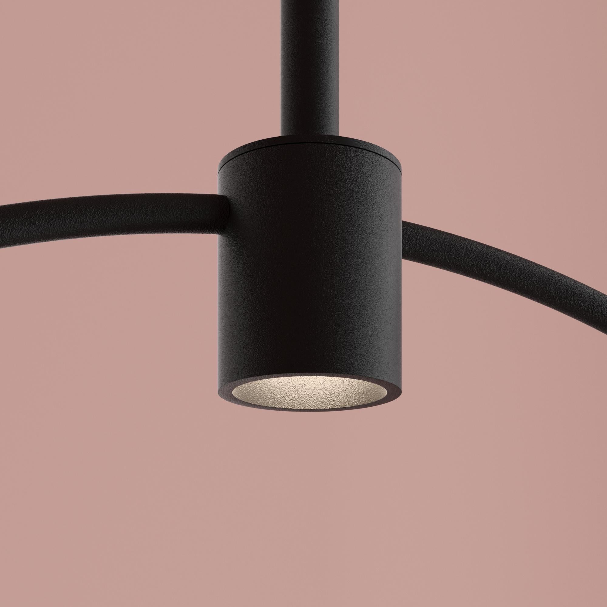 Minimaliste Lampe lustre minimaliste moderne en acier inoxydable en vente