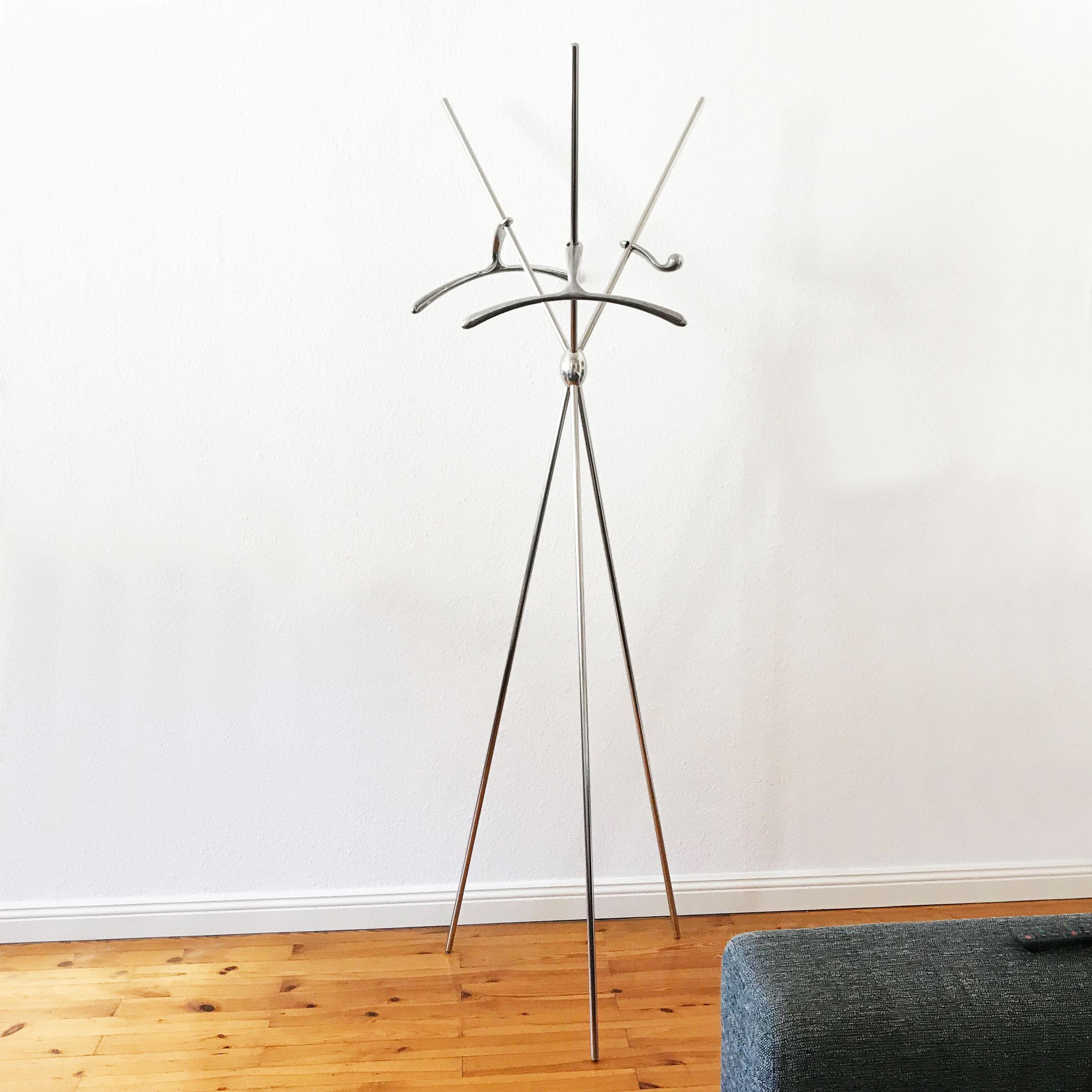 Late 20th Century Minimalistic Coat Rack by Ferdinand A. Porsche for Spinder Design, Netherlands For Sale