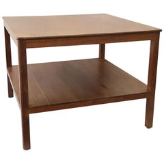 Table basse minimaliste en acajou de Kaare Klint pour Rud Rasmussen, Danemark 1934