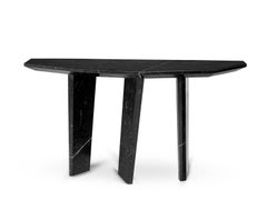 Table console minimaliste laquée en finition brillante