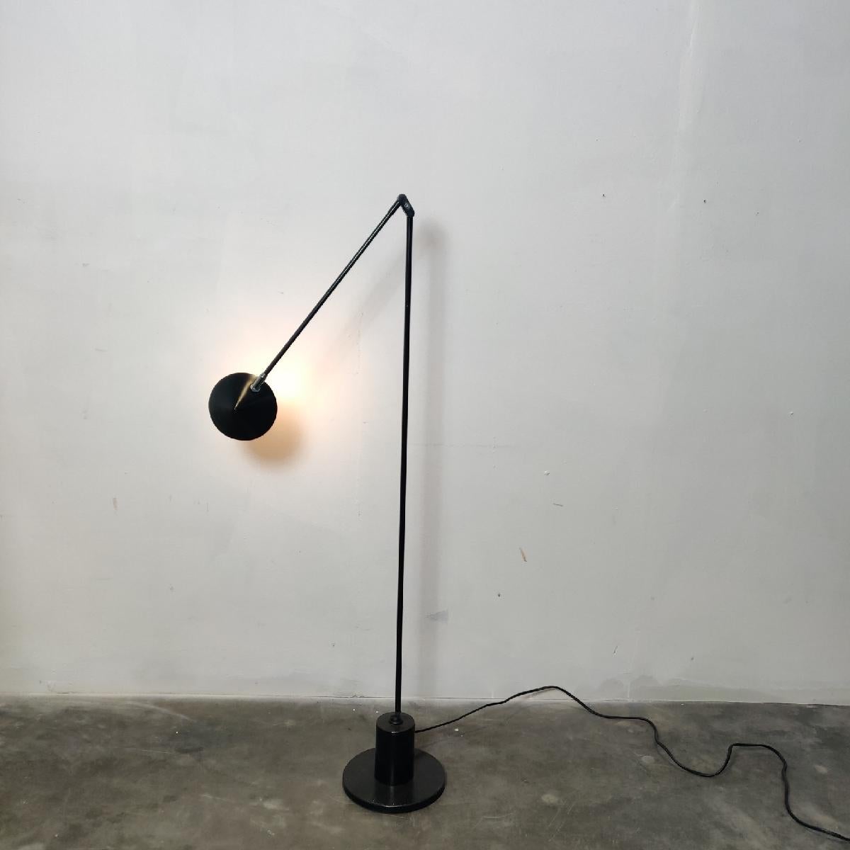 Late 20th Century Minimalistic Floor Lamp by Belux, Switzerland, 1980s For Sale