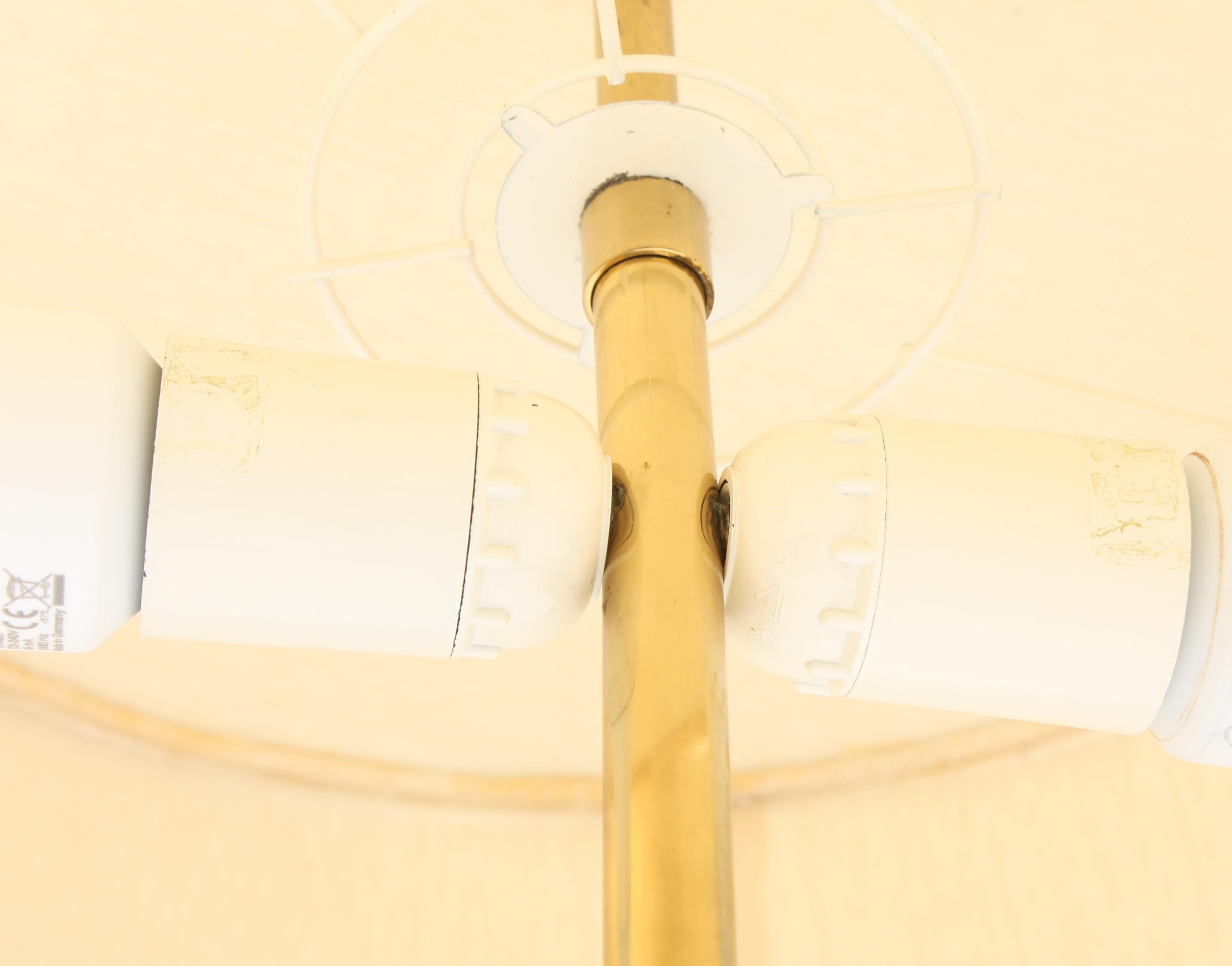 Minimalistic Floor Lamp in Brass In Good Condition In Lejre, DK