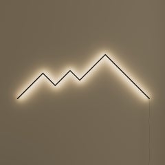 Minimalistic Light Sculpture "Simple Mountains"