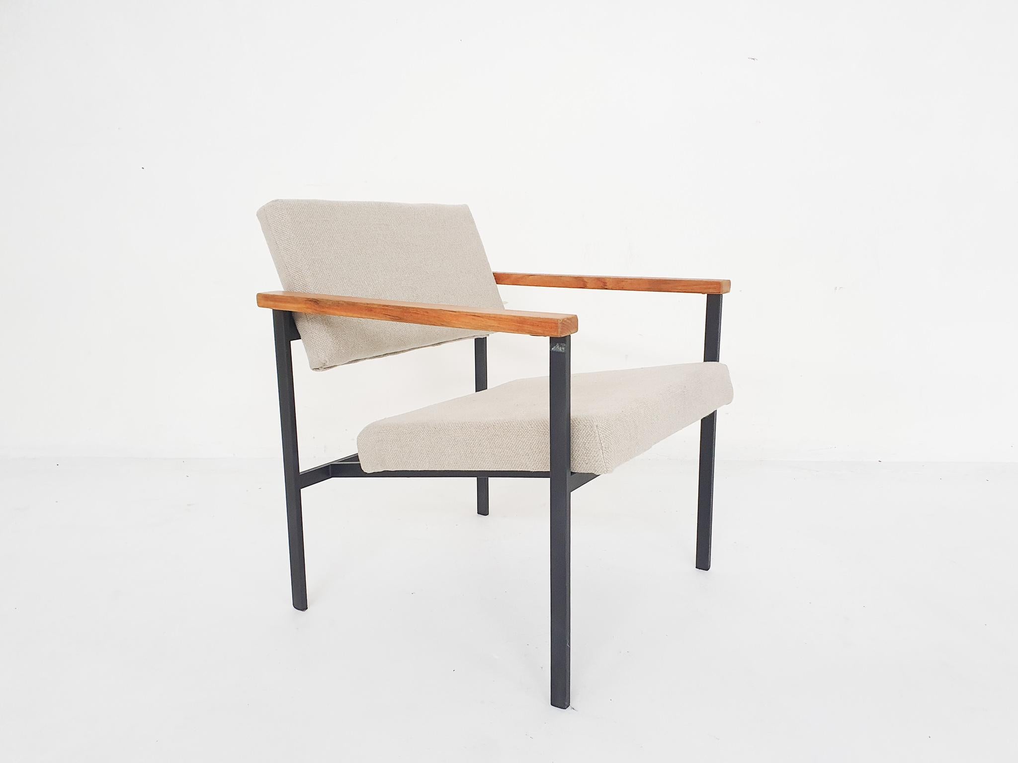 Metal Minimalistic lounge chair by Marko, The Netherlands, 1960's