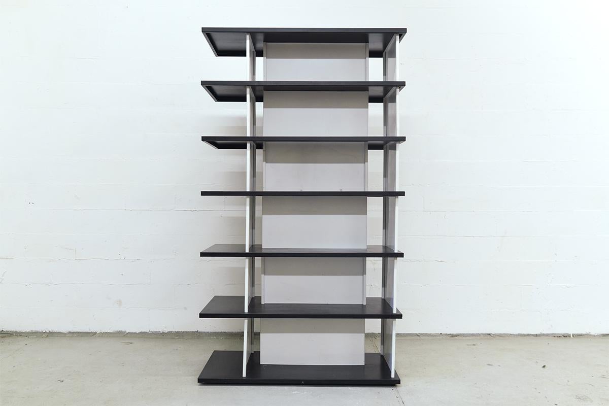 Minimalistic Metal Shelving Unit or Room Divider by Wim Rietveld, 1960s 4